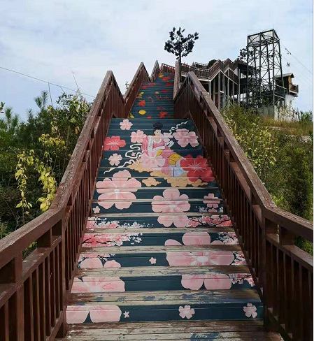 重庆楼梯彩绘