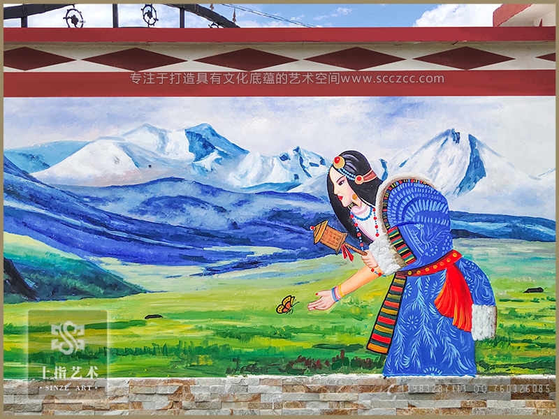 西藏文化墙